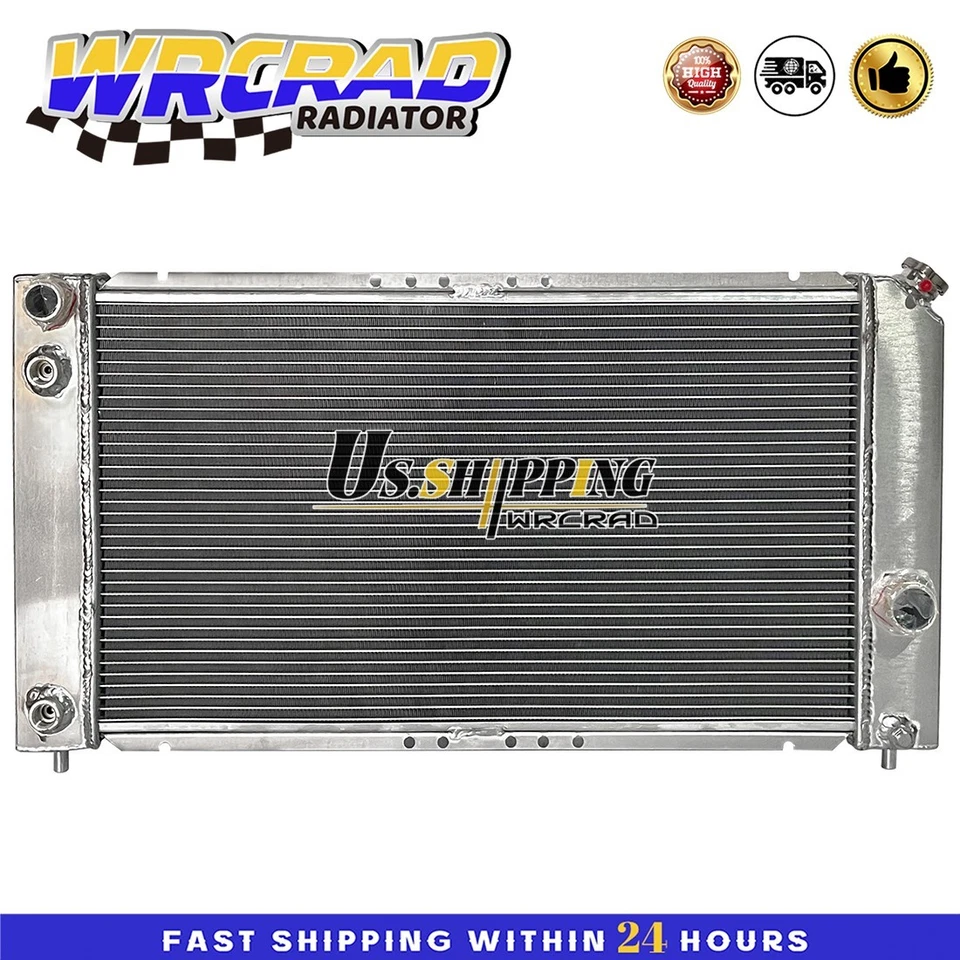 Radiador de aluminio de 2 filas para Chevy Blazer S10/GMC Jimmy Sonoma 1996-2005 4,3 L V6 Foto 1 de 4