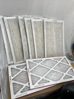 Filtrete 14x24x1 AC Furnace Air Filters 8 PACK Mix Lot electrostatic air clean - Image 1 of 4