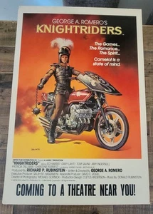 Knightriders 1981 ORIG 27X40 ADVANCE FILMPLAKAT ED HARRIS GEORGE ROMERO - Bild 1 von 15