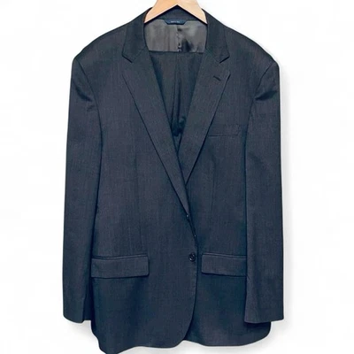 Brooks Brothers Italian Wool 1818 Madison Fit Grey Suit 50L/44W Made in Italy - Image 1 of 4