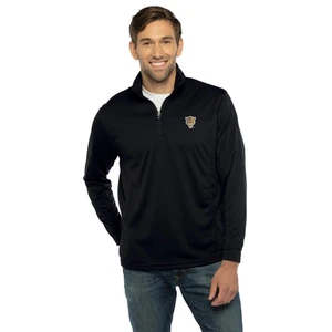 Pullover Para Hombre Colegial Micro Mesh Performance Negro 1/4 Cremallera, Florida Inter... - Imagen 1 de 4