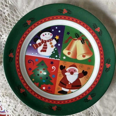 "Platos de Navidad de melamina de alta calidad de 11"" de diámetro" Foto 1 de 4