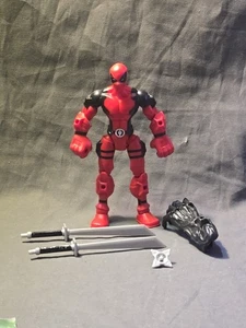 2014 Marvel Super Hero Mashers Deadpool Figure Near Complete  - Picture 1 of 2