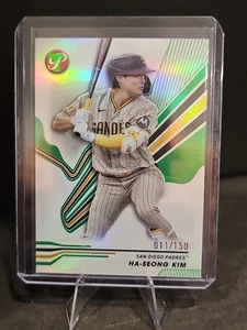 2024 Topps Pristine Ha-seong Kim Green Refractor 11/150 - Bild 1 von 6