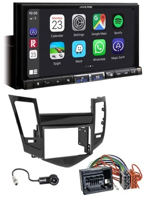 Alpine 2DIN DAB USB MP3 Bluetooth Autoradio für Chevrolet Cruze ab 2009 - Bild 1 von 4