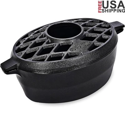 Heavy Duty Cast Iron Wood Stove Steamer Humidifier Aroma Diffuser Home Decor New - Image 1 of 4