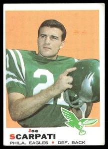 1969 Topps #176 Joe Scarpati Eagles VG - Bild 1 von 2