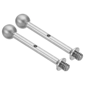 1/4" Filetage Boule Goujon Terminé Boulon, 2 Kit 64mm Tige pour Caméra Support - Photo 1 sur 5