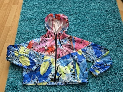 NIKE Windjacke Regenjacke mit Kapuze Gr. M bunt Reissverschluss - Bild 1 von 4