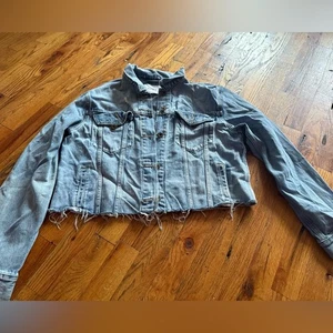 Pistola Denim Distressed Cropped Jacke - Bild 1 von 3