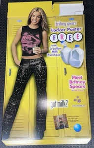 Raro Nuevo En Caja Britney Spears "Got Milk" Original Cartón Standee Display - Imagen 1 de 5