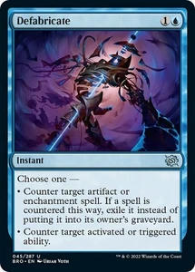 x1 Defabricate - The Brothers' War - NM - MTG - Picture 1 of 1