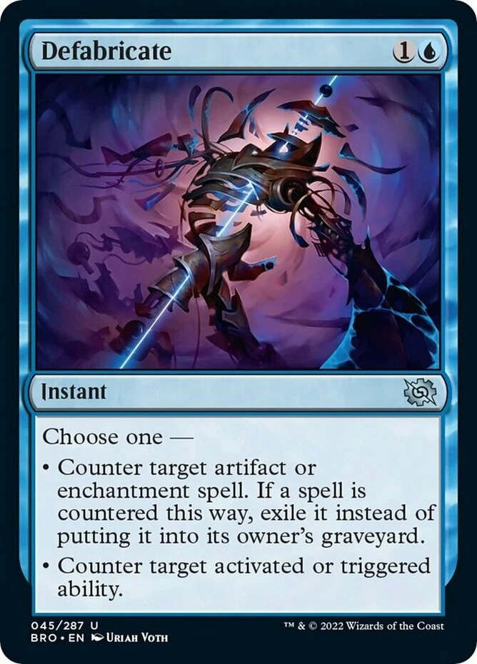 x1 Defabricate - The Brothers' War - NM - MTG - Image 1 of 1