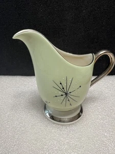Fine Arts Romance of the Stars Creamer GREEN Made in the USA - Picture 1 of 11