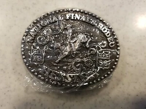 Vintage Hesston National Finals Rodeo 1988 belt buckle Adult Size - Picture 1 of 5