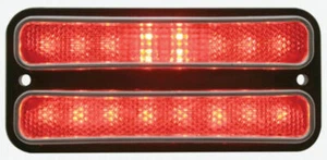LED Parking Light, Red Lens, EA, Fits 1968 - 1972 Chevy Truck - Picture 1 of 2