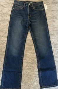 NWT Old Navy Built-in Flex Straight Jeans Boys Size 10 Blue Medium Wash - Picture 1 of 8