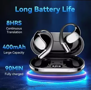 3-in-1 Smart Voice Translation Earbuds 150+ Languages Real Time Translator - Picture 1 of 4