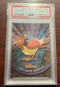 1999 Pokemon Topps TV Foil Holo Spearow #21 PSA 8 NM-MT - Bild 1 von 2
