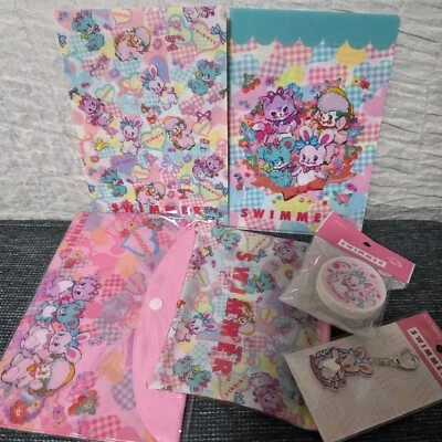 Japanese  fancy goods SWIMMER Clear File etc - Image 1 of 2