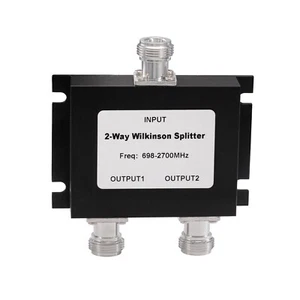 2-Way Power Splitter (Wilkinson Model,698-2700MHz,50W,N Female) Wide-Band Signal - Picture 1 of 8