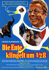 Die Ente klingelt um 1/2 8 ORIGINAL A1 Kinoplakat Heinz Rühmann / Herta Feiler