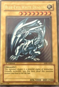 Blue Eyes White Dragon - SDK-A001 Ultra Rare YuGiOh TCG Card - Picture 1 of 1