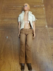 Ken Doll 1968 Patent Pending Hong Kong Bendable Legs Safari Outfit Blonde Vntg - Picture 1 of 8