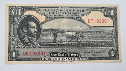 ETHIOPIA 1 DOLLAR 1945 Cover