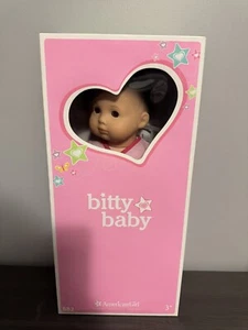 American Girl Bitty Baby Doll BB2 Light Skin Dark Brown Hair Brown Eyes - Picture 1 of 2