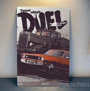 Duell Movie Metall Poster - Sammlerstück Blechschild - 20 x 30 cm Teller - Bild 1 von 5