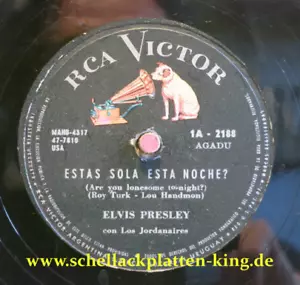 Elvis Presley 78 / Estas Sola Esta Noche? (Are You Lonesome To-Night?) (03-1120) - Bild 1 von 3