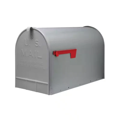 Stanley Gray, Extra Large, Steel, Post Mount Mailbox - Image 1 of 4