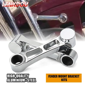 Front Fender Mount Bracket For Harley Softail Springer FXSTS / Classic 1993-2006 - Foto 1 di 8