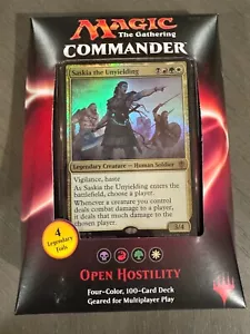 Mazo Magic The Gathering Magic The Gathering Open Hostility Commander 2016 inglés sellado nuevo - Imagen 1 de 2