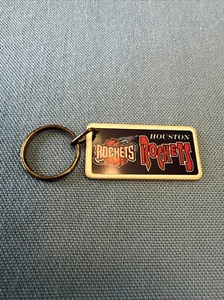 Houston Rockets Logo Plastic Keychain NBA Basketball - Picture 1 of 4