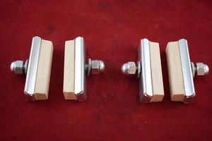 Dia-Compe brake shoes pads 2 pair 4 pcs old school bmx 1980s white vintage NOS - Picture 1 of 5