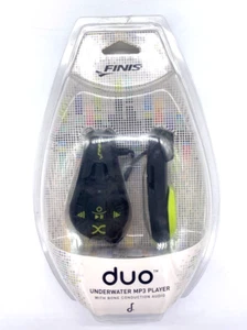 FINIS Duo Underwater Music MP3 Player with Bone Conduction Audio Black NEW - Picture 1 of 4