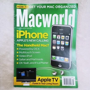 MacWorld Magazine marzo 2007 iPhone nuevo de Apple llamando al portátil Mac? - Imagen 1 de 5