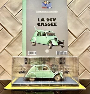 VOITURES TINTIN 1/24 HACHETTE N°11 : LA 2CV CASSÉE NEUF - Imagen 1 de 3