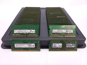 LOT 100 MIX BRAND 4GB DDR4 PC4-2133P-S 17000 MIX RANK NON ECC SODIMM MEMORY RAM - Picture 1 of 1