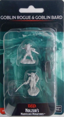 DUNGEONS & DRAGONS MARVELOUS MINIATURES ~ GOBLIN ROGUE & BARD - Image 1 of 2