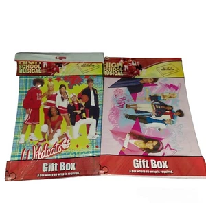 New Lot (2) High School Musical Gift Boxes 13.5"x 9"x 3" US3 - Picture 1 of 3
