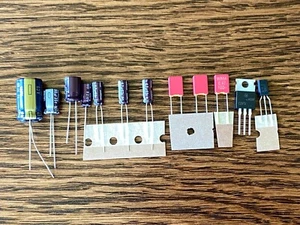 Pioneer PL-518 Speed Repair Kit Capacitors Turntable Recap Set (12 parts) - Picture 1 of 1