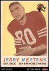 1959 Topps #42 Jerry Mertens 49Ers Rc Drake 5 - Ex F59t 05 5872