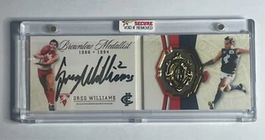 2024 AFL Select Brownlow Medallist Series Greg Williams 71/150 Blues Swans - Foto 1 di 2