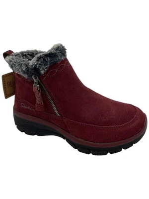 Botas Skechers Easy Going Repelentes al Agua Gamuza Piel Sintética Borgoña Foto 1 de 3