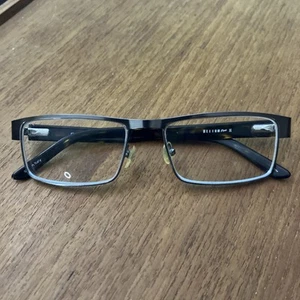 Helium Paris 4222 SMBLK Eyeglasses 53-16-140 Brown Tortoise Rectangle Italy - Picture 1 of 6