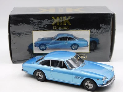 KK Ferrari 330 GT 2+2 celeste met.  1/18 in scatola limited 750 pz. light blue - Immagine 1 di 4