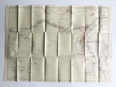 Mapa De Colección La Región del Gran Bosque Emin Pasha Relieve Expedición Río Congo África Foto 1 de 4